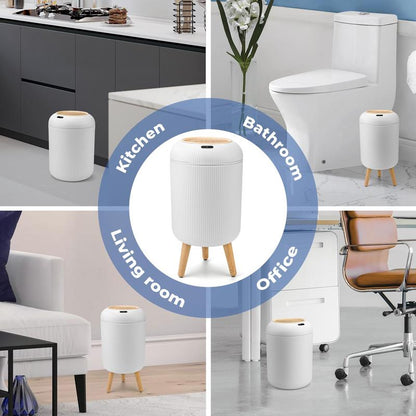 Smart induction Waterproof trash bins, bathroom, Kitchen, Bedroom, Office Nordic style