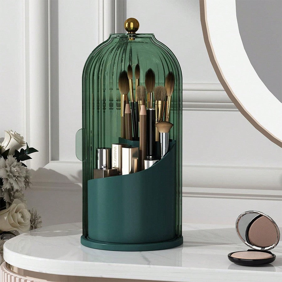Makeup Brush Holder Organizer with Lid