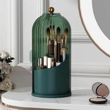 Makeup Brush Holder Organizer with Lid
