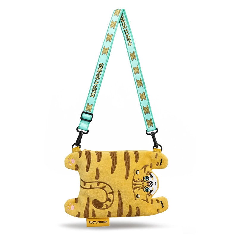 RUOYUSTUDIO original design cute animal cloth bag mobile phone bag messenger bag