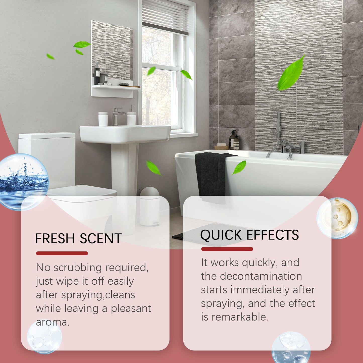 Tile & Wall Cleaner Spray – Removes Mold, Mildew & Tough Stains