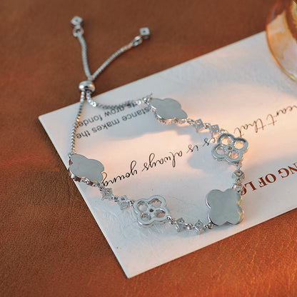 Diamond Clover Bracelet