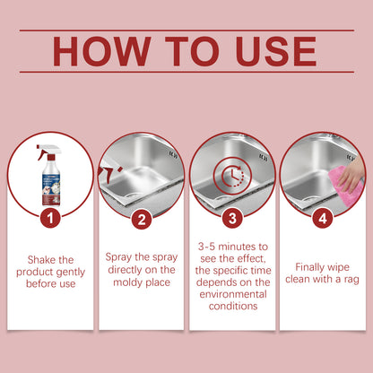 Tile & Wall Cleaner Spray – Removes Mold, Mildew & Tough Stains