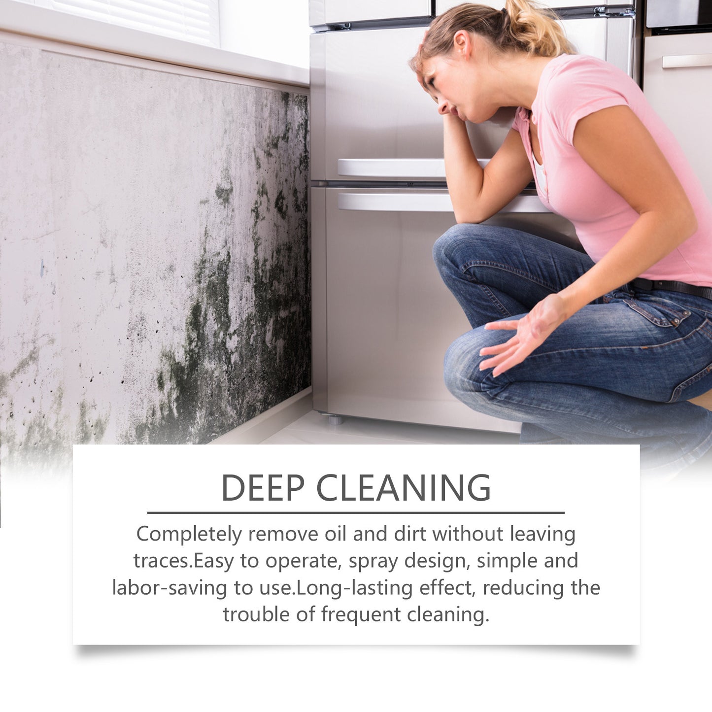 Tile & Wall Cleaner Spray – Removes Mold, Mildew & Tough Stains