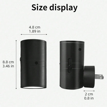 Dimmable LED Night Light – Light Sensor, Soft Plug-in Wall Lamp for Any Room