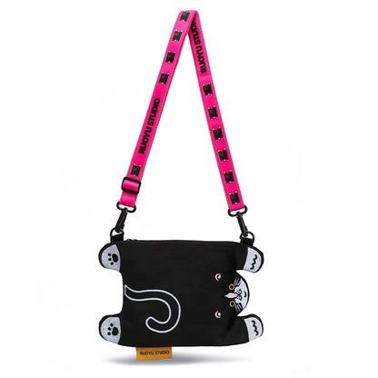 RUOYUSTUDIO original design cute animal cloth bag mobile phone bag messenger bag