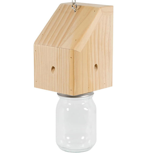 Shed Style Nature Hanging Wood Trap for Outdoor