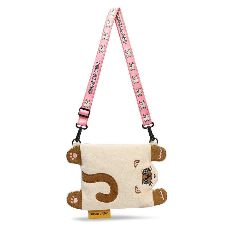 RUOYUSTUDIO original design cute animal cloth bag mobile phone bag messenger bag