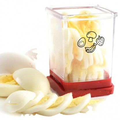Cup Slicer – Fruit & Vegetable Cutter with Stainless Steel Blades
