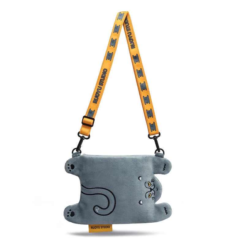 RUOYUSTUDIO original design cute animal cloth bag mobile phone bag messenger bag