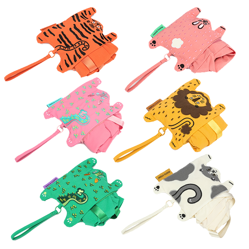 RUOYUSTUDIO original design cute animal foldable travel lightweight backpack