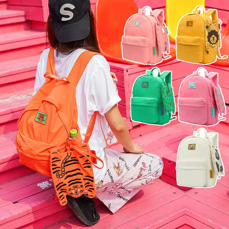 RUOYUSTUDIO original design cute animal foldable travel lightweight backpack