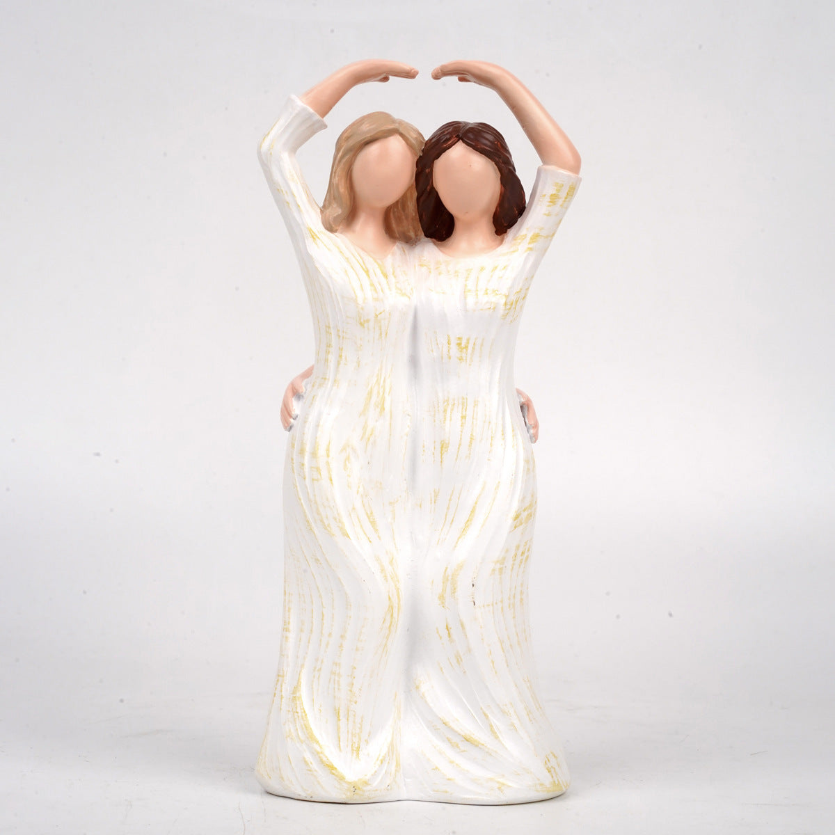 Mother & Daughter Figurine – Resin Desktop Ornament, Heartfelt Mother’s Day Gift & Home Decor
