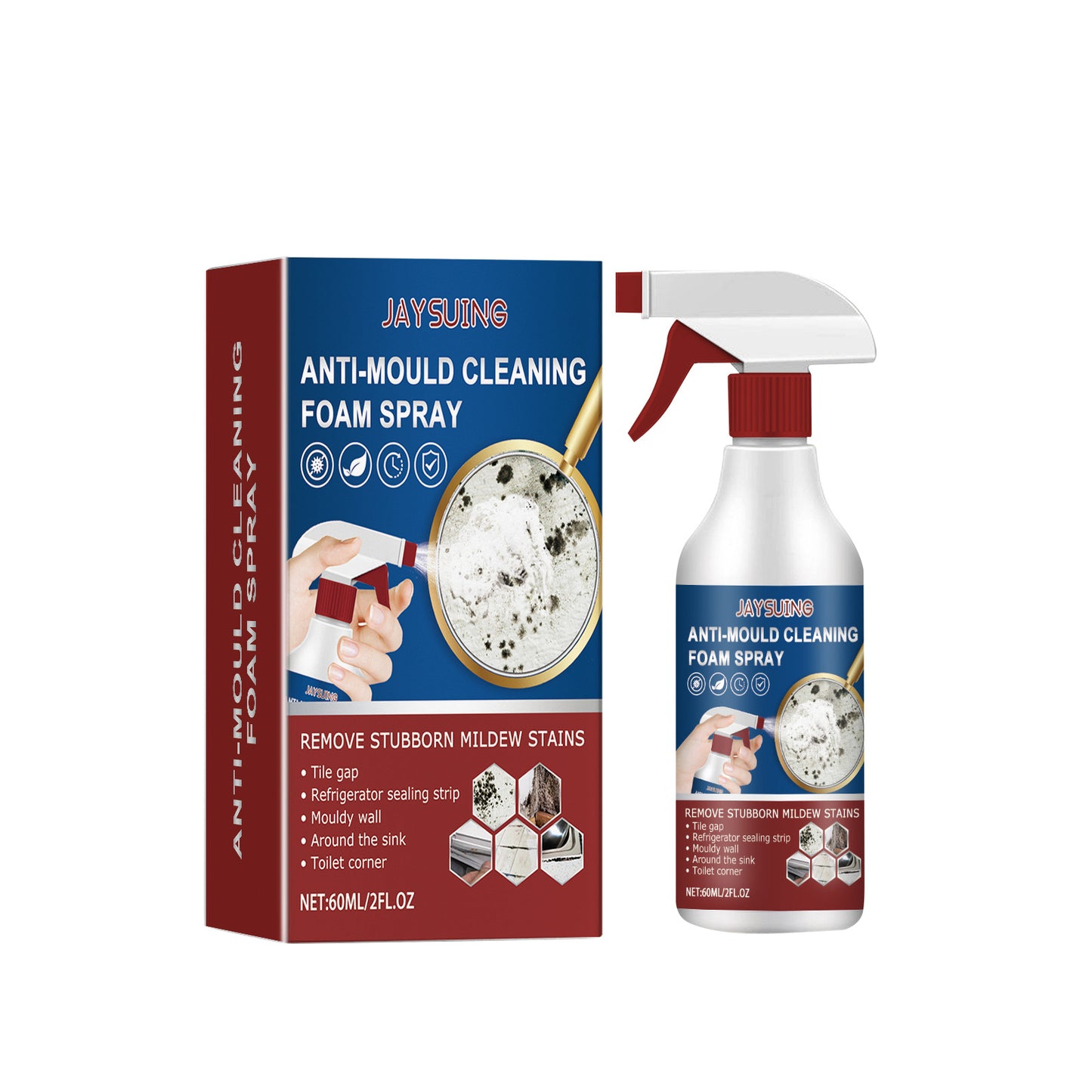 Tile & Wall Cleaner Spray – Removes Mold, Mildew & Tough Stains