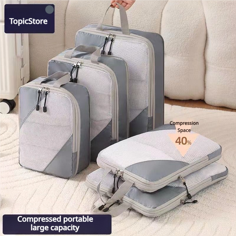 Travel storage bag, clothes packing storage bag, compression bag