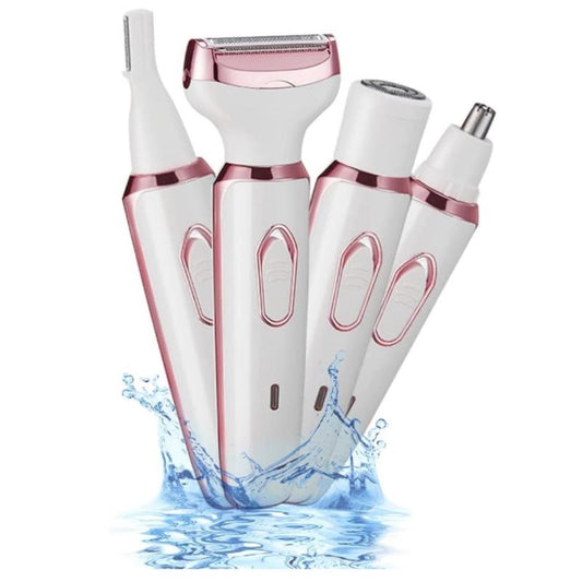 4 in 1 Electric Shaver | 1 Set Portable Hair Removal Machine Facial Stainless Razor Trimmer