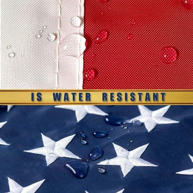 USA Flag – Outdoor Quality with Embroidered Stars, Durable Nylon & Brass Grommets