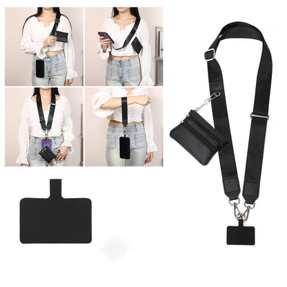 Crossbody Phone Strap with Wallet, Adjustable, Hands-Free, Gift-Ready for Women