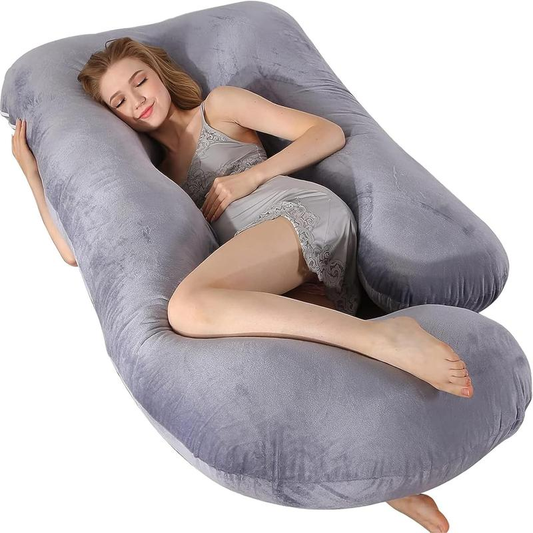 🔥Ultimate Comfort U-Shaped Full Body Pillow – Experience Enveloping Security