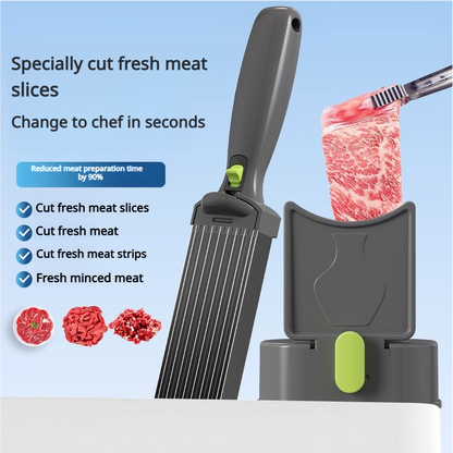Multifunctional meat slicer