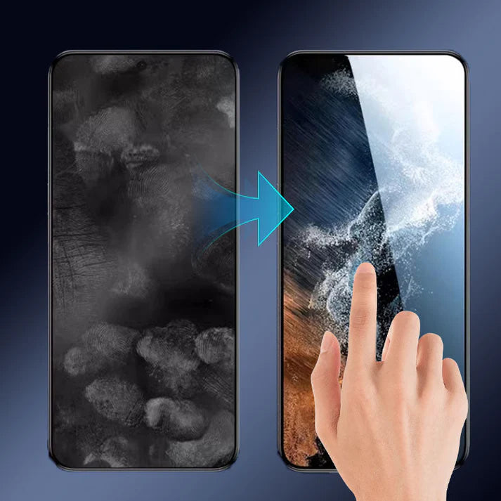 Anti-Peeping Tempered Glass Screen Protector with Auto Dust-elimination Installation