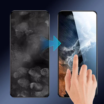 Anti-Peeping Tempered Glass Screen Protector with Auto Dust-elimination Installation