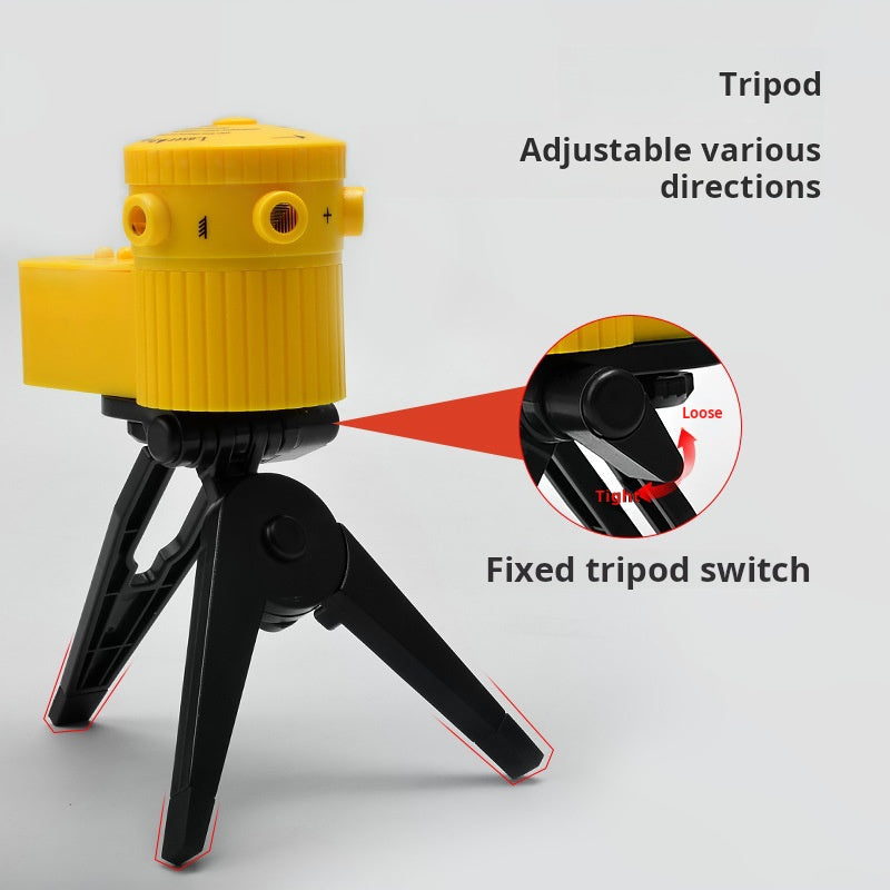 Multi-Purpose Laser Level – Infrared Line Projector with Swivel Mount for Accurate Alignment