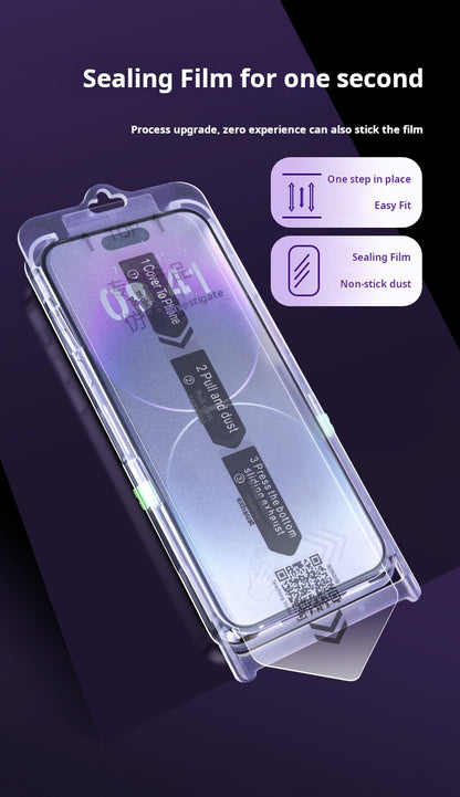 Anti-Peeping Tempered Glass Screen Protector with Auto Dust-elimination Installation