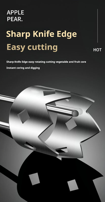 Stainless Steel Corer – Easy Core Remover for Fruits & Vegetables